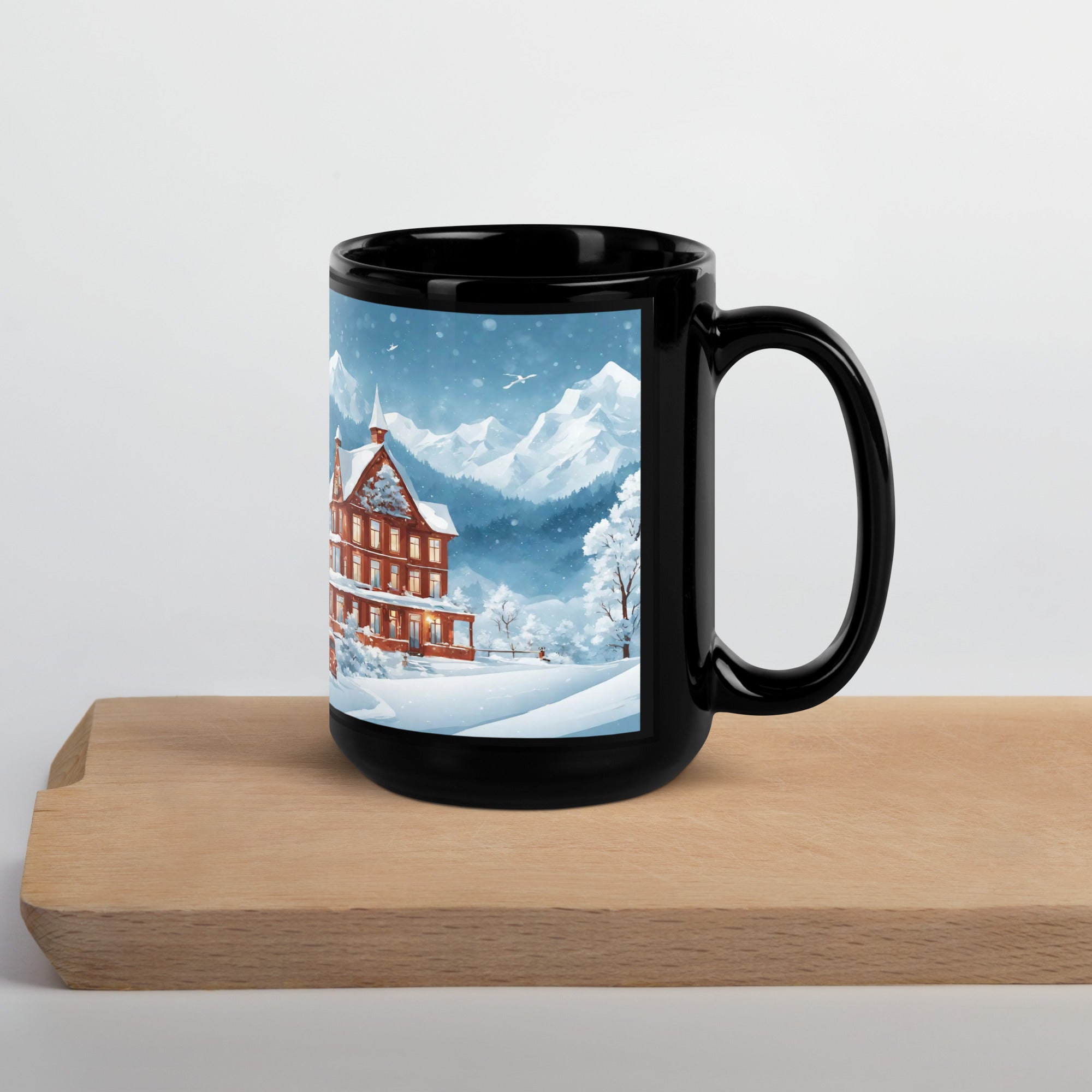 Black Glossy Mug - WhatUWant2Buy