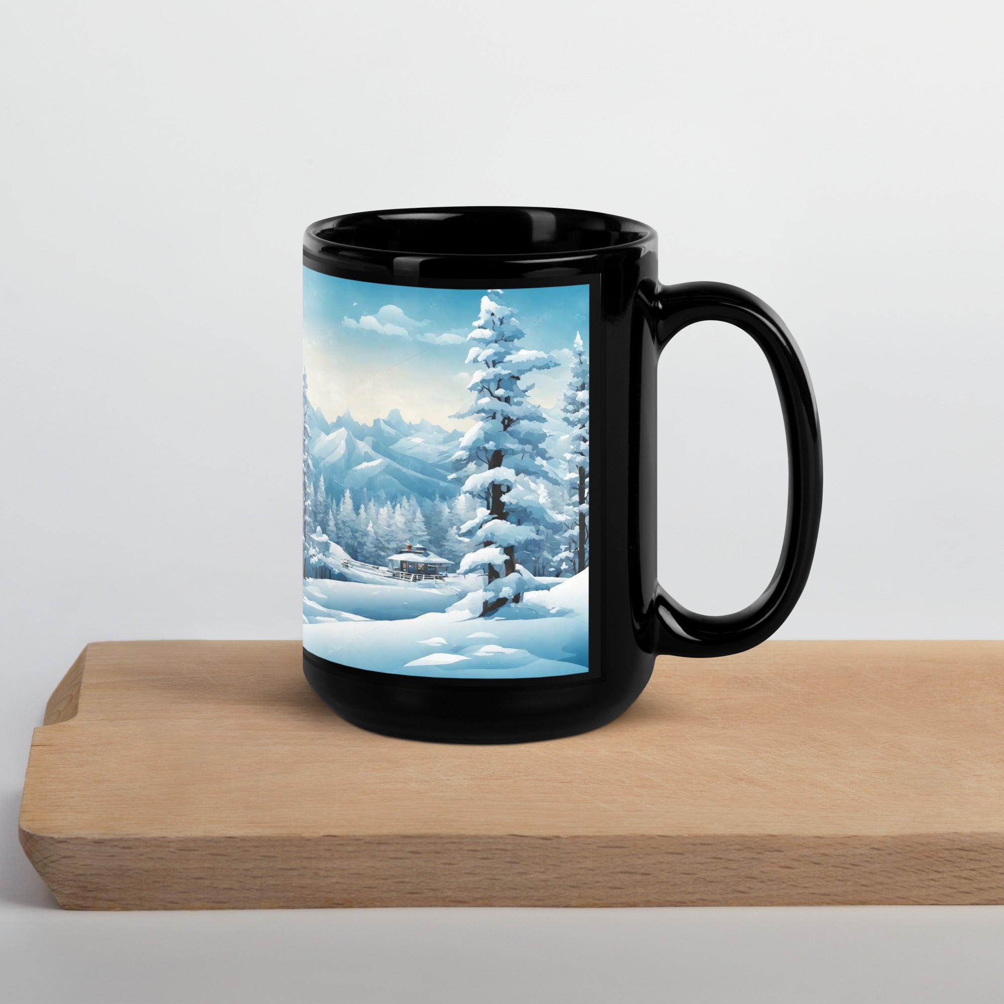 Black Glossy Mug - WhatUWant2Buy