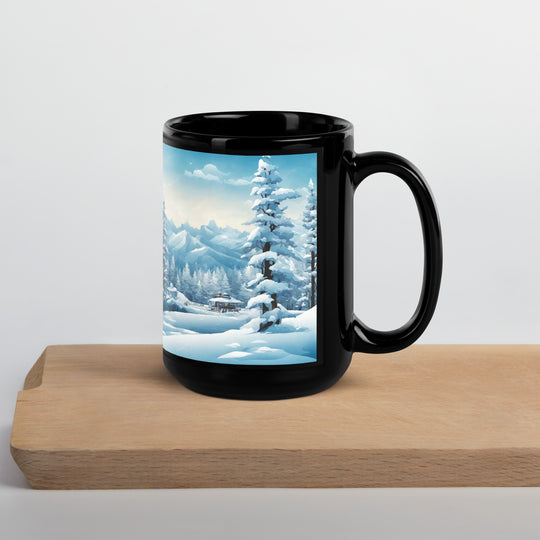 Black Glossy Mug - WhatUWant2Buy