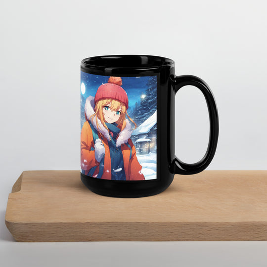 Black Glossy Mug - WhatUWant2Buy
