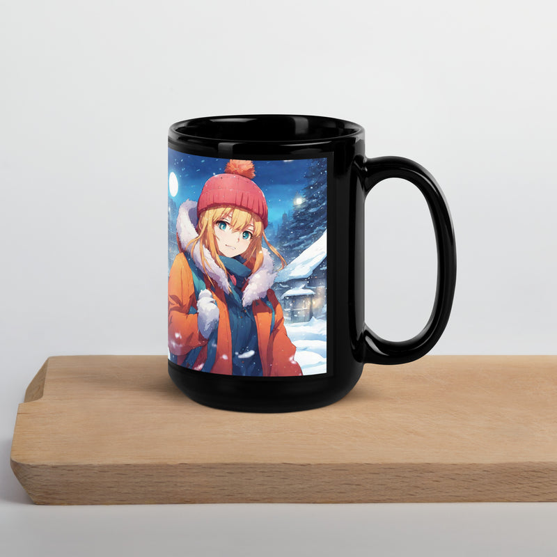Black Glossy Mug - WhatUWant2Buy