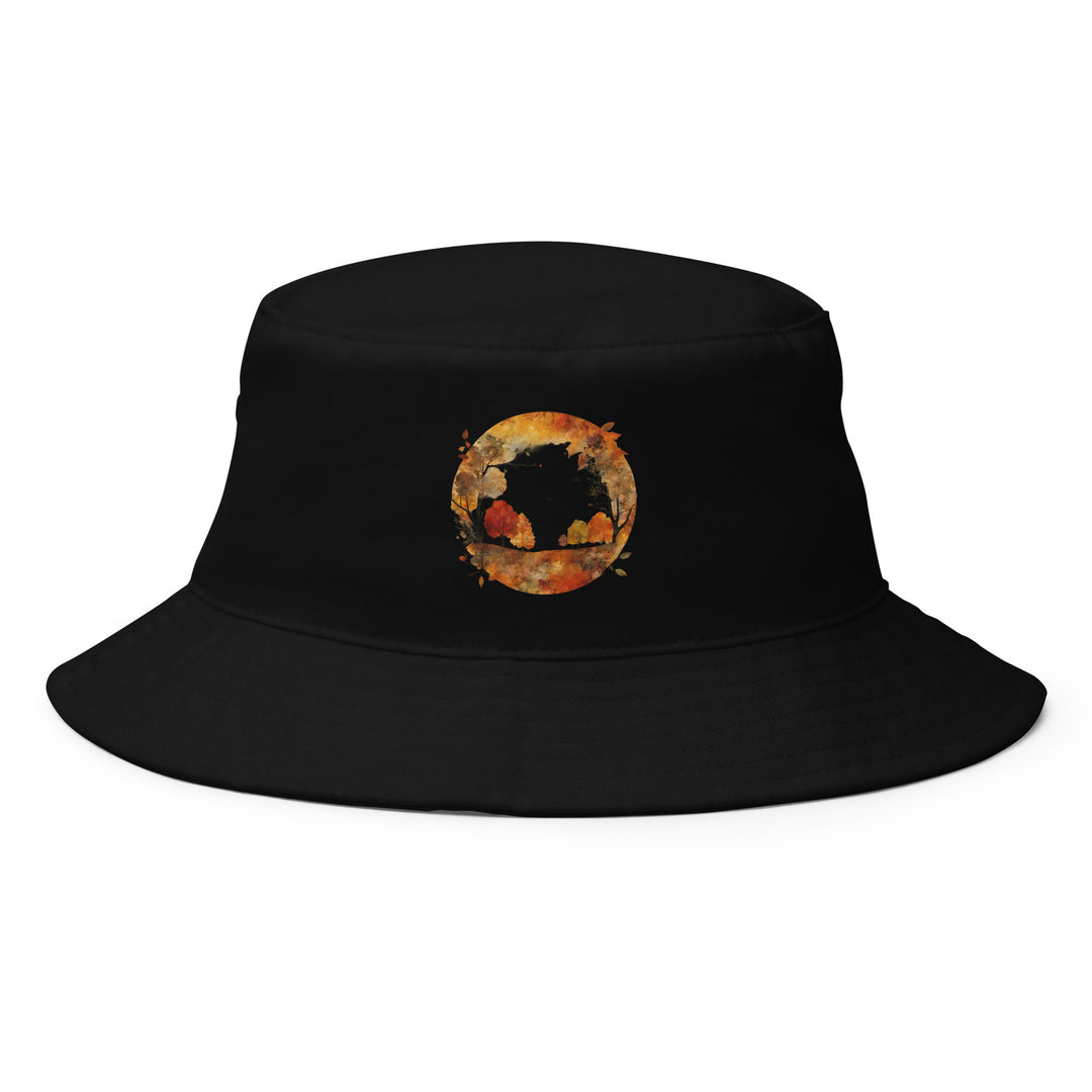 Autumn Collage Bucket Hat | Autumn AI-Designed 1