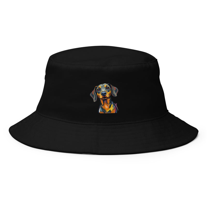 Dachshund Abstract Bucket Hat | Everyday AI-Designed 1
