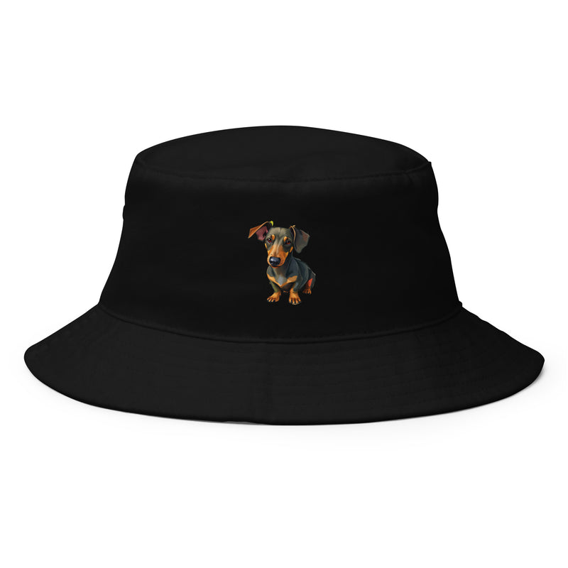 Dachshund Abstract Bucket Hat | Everyday AI-Designed 4