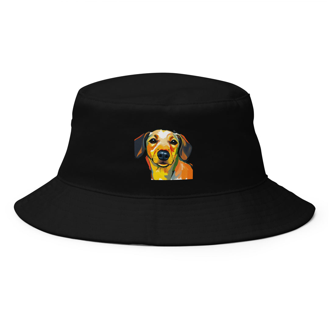 Dachshund Abstract Bucket Hat | Everyday AI-Designed 5