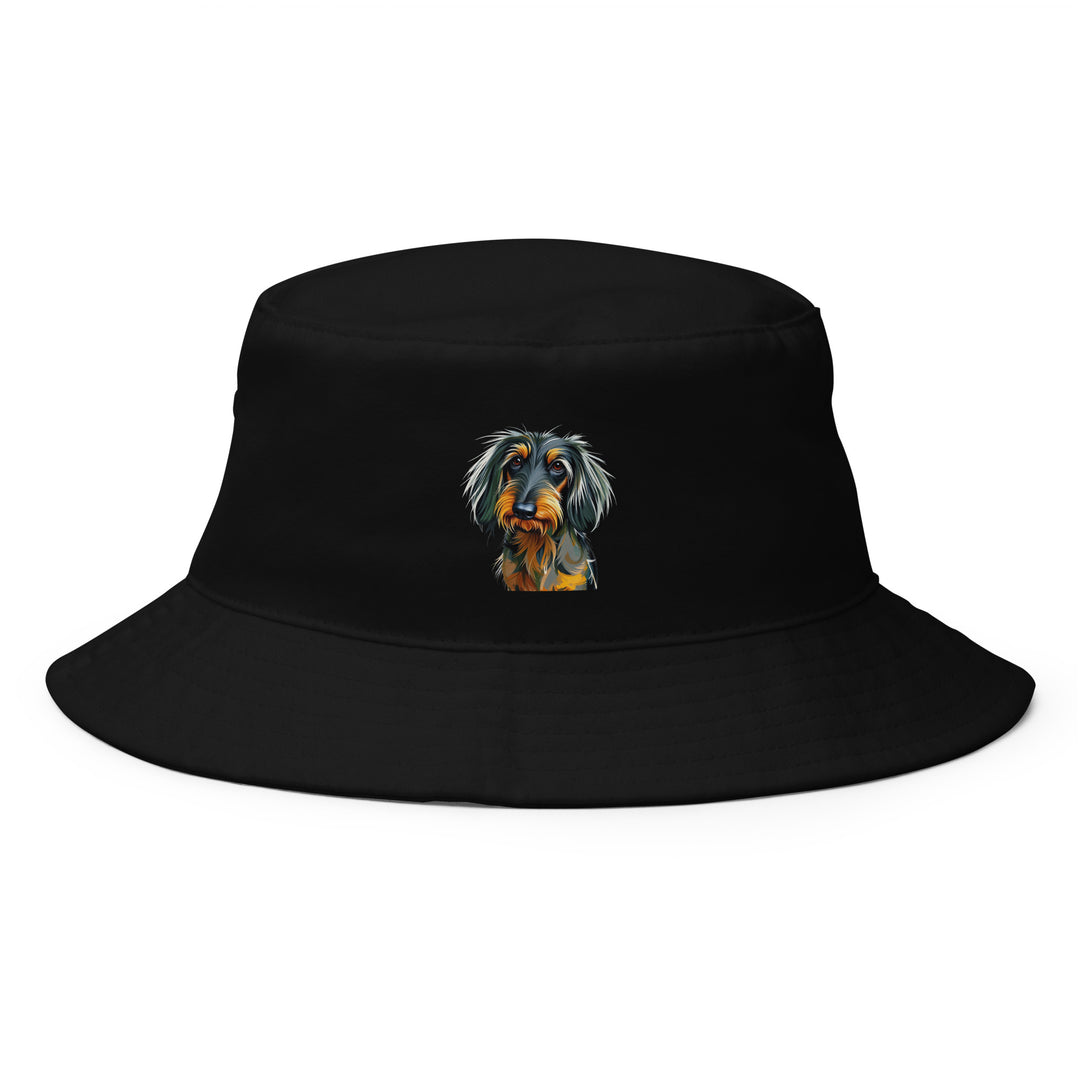 Dachshund Abstract Bucket Hat | Everyday AI-Designed 7