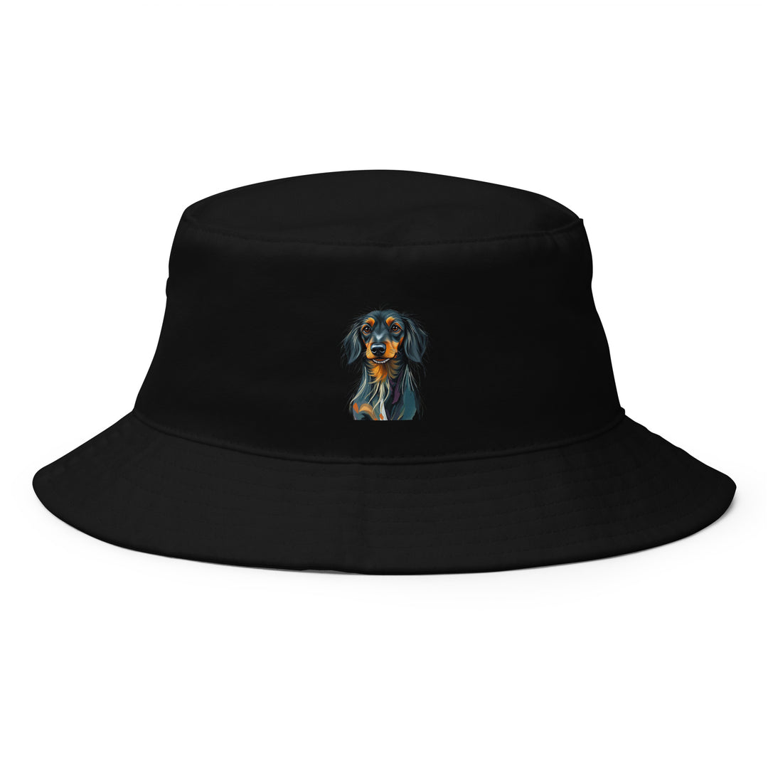 Dachshund Abstract Bucket Hat | Everyday AI-Designed 8
