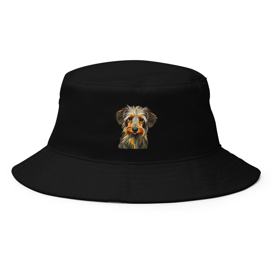 Dachshund Abstract Bucket Hat | Everyday AI-Designed 11