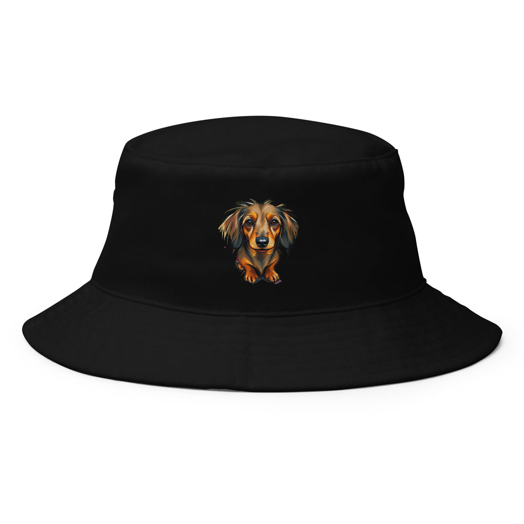 Dachshund Abstract Bucket Hat | Everyday AI-Designed 12