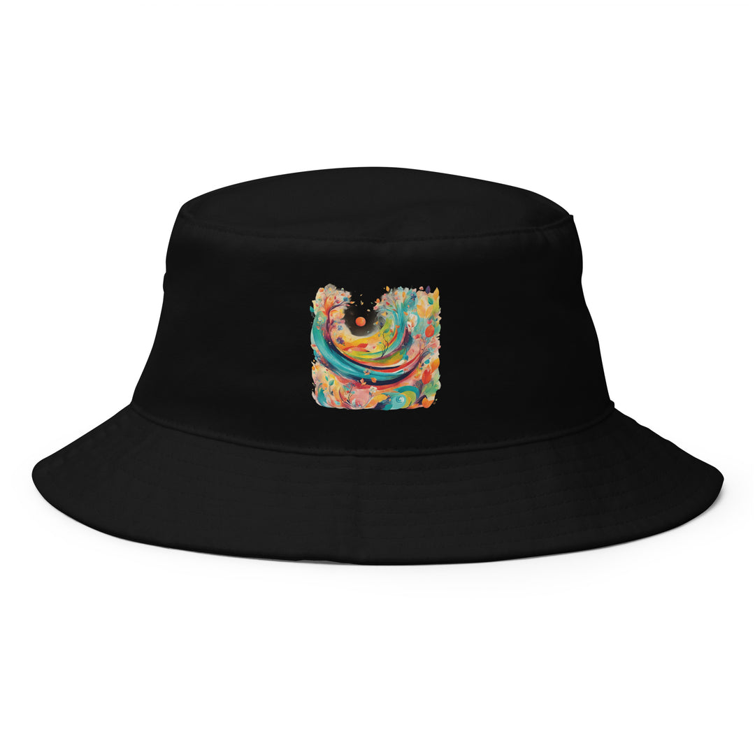 Abstract Bucket Hat | Spring AI-Designed 2