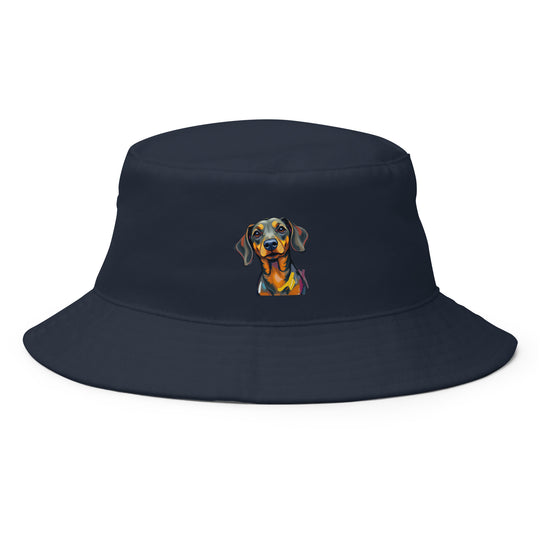 Dachshund Abstract Bucket Hat | Everyday AI-Designed 1
