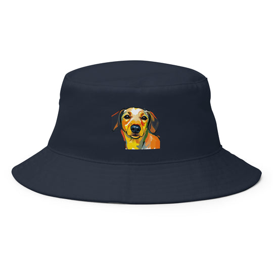 Dachshund Abstract Bucket Hat | Everyday AI-Designed 5
