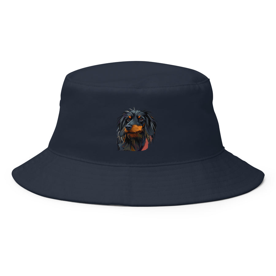 Dachshund Abstract Bucket Hat | Everyday AI-Designed 9