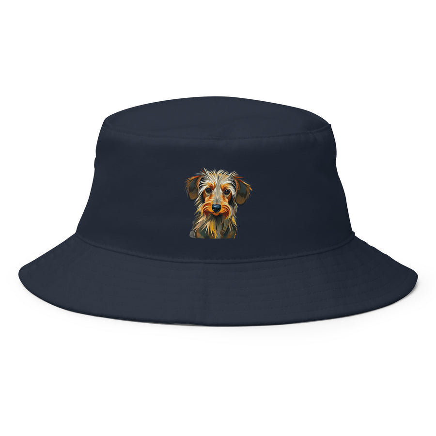 Dachshund Abstract Bucket Hat | Everyday AI-Designed 11