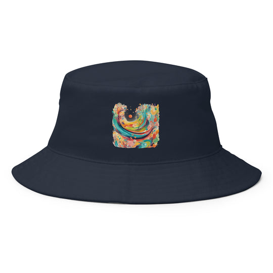 Abstract Bucket Hat | Spring AI-Designed 2