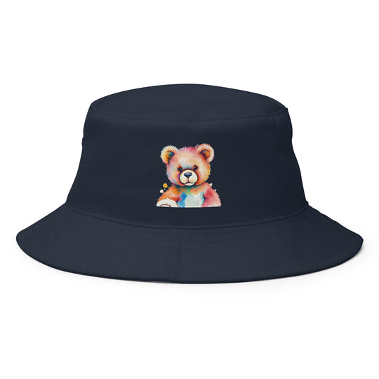 Teddy Bear Watercolor Bucket Hat | Everyday AI-Designed 1