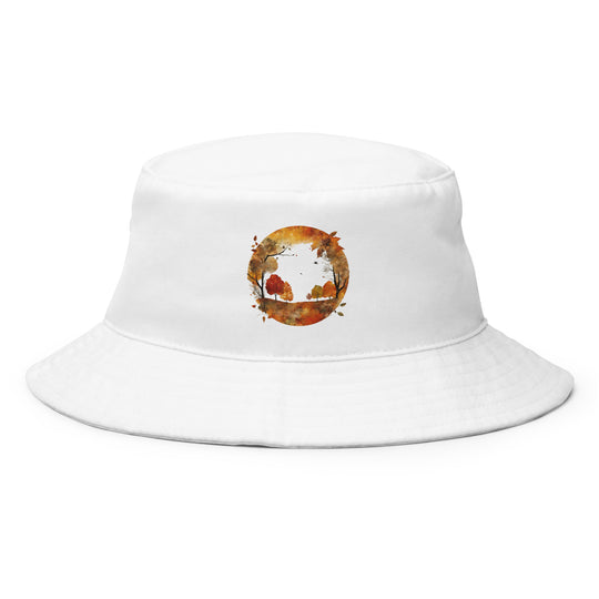Autumn Collage Bucket Hat | Autumn AI-Designed 1