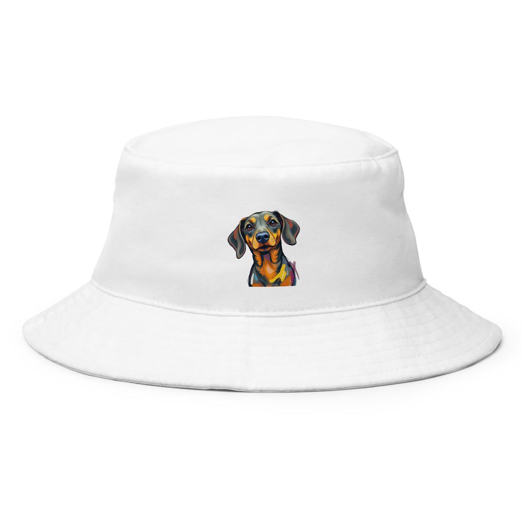 Dachshund Abstract Bucket Hat | Everyday AI-Designed 1