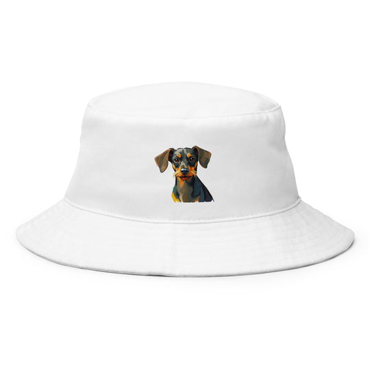 Dachshund Abstract Bucket Hat | Everyday AI-Designed 3