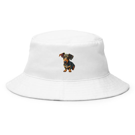 Dachshund Abstract Bucket Hat | Everyday AI-Designed 4