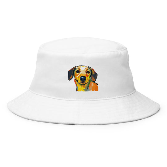 Dachshund Abstract Bucket Hat | Everyday AI-Designed 5