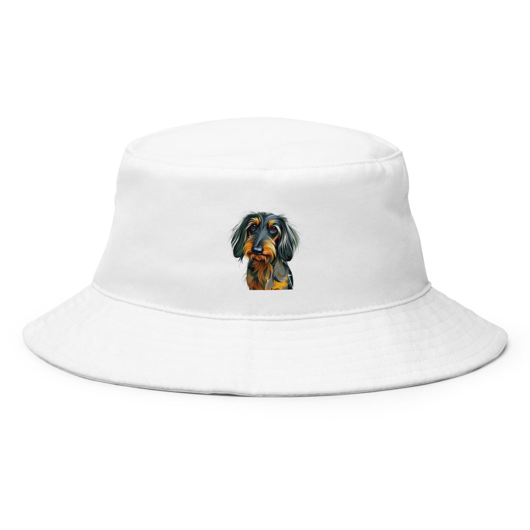 Dachshund Abstract Bucket Hat | Everyday AI-Designed 7