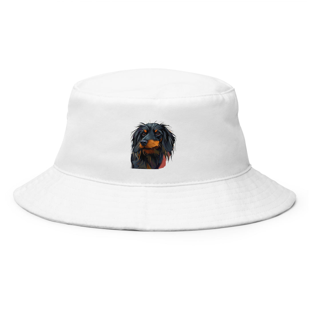 Dachshund Abstract Bucket Hat | Everyday AI-Designed 9