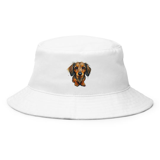 Dachshund Abstract Bucket Hat | Everyday AI-Designed 12