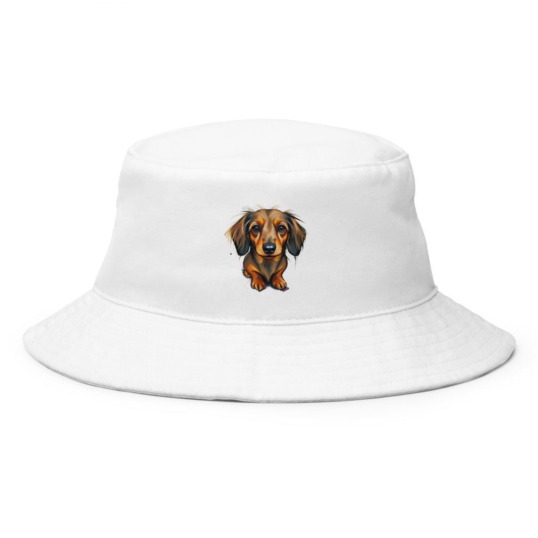 Dachshund Abstract Bucket Hat | Everyday AI-Designed 12