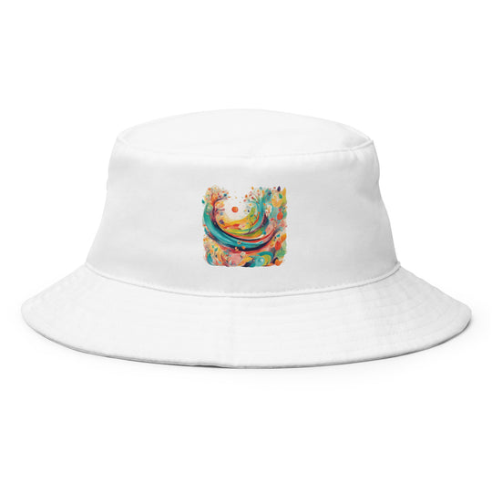 Abstract Bucket Hat | Spring AI-Designed 2