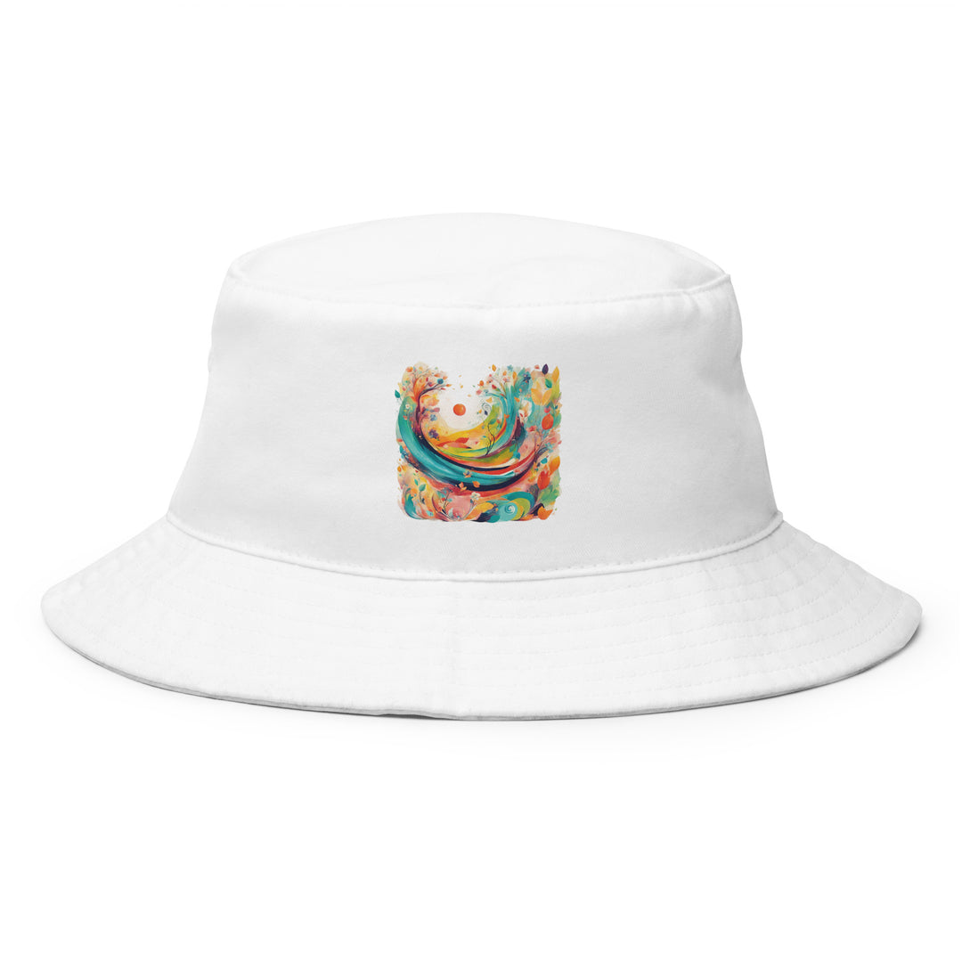 Abstract Bucket Hat | Spring AI-Designed 2