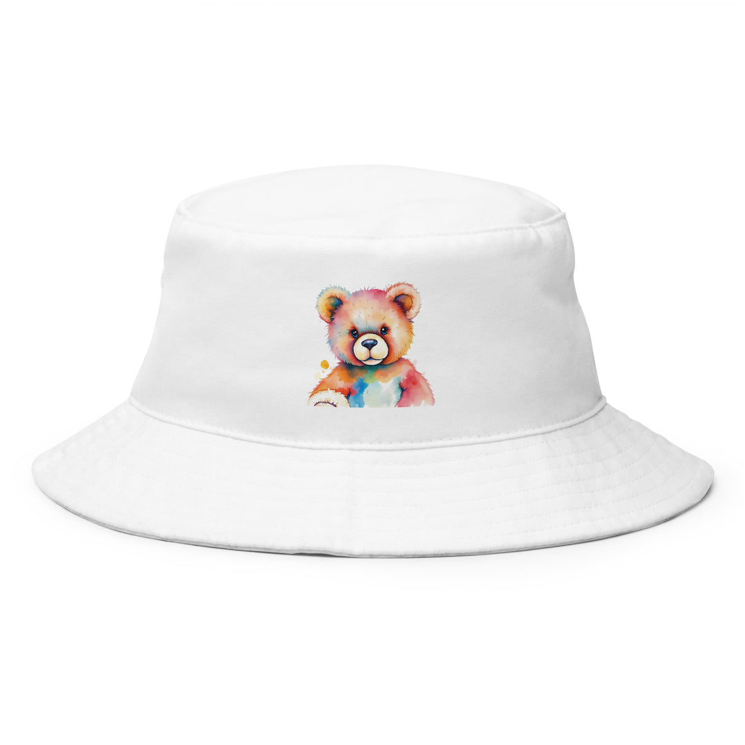 Teddy Bear Watercolor Bucket Hat | Everyday AI-Designed 1
