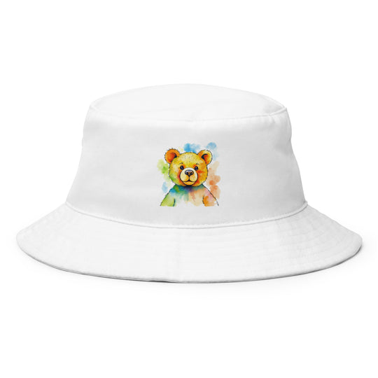 Teddy Bear Watercolor Bucket Hat | Everyday AI-Designed 5