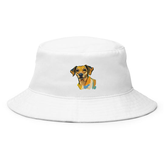 Dachshund Abstract Bucket Hat | Everyday AI-Designed 2