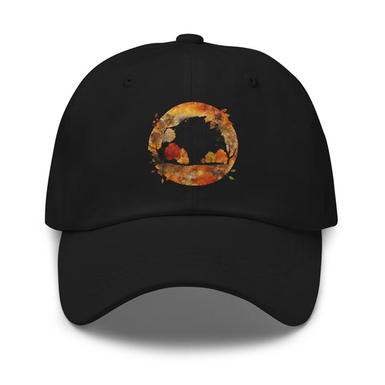 Autumn Collage Dad Hat | Autumn AI-Designed 1