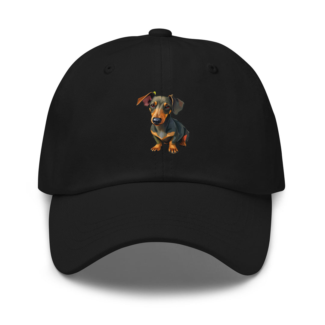 Dachshund Abstract Dad Hat | Everyday AI-Designed 4