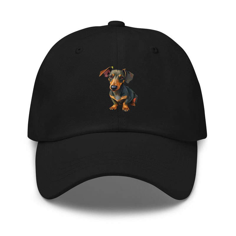 Dachshund Abstract Dad Hat | Everyday AI-Designed 4