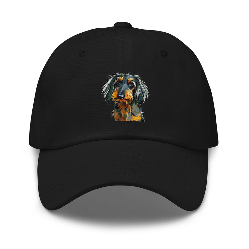 Dachshund Abstract Dad Hat | Everyday AI-Designed 7