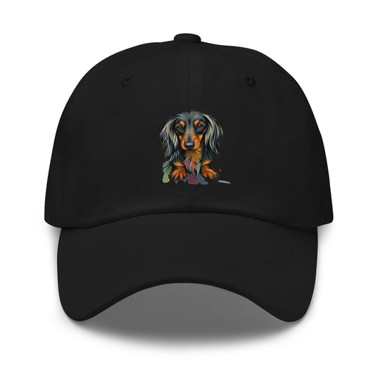 Dachshund Abstract Dad Hat | Everyday AI-Designed 10