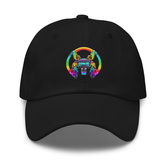 Cyberpunk Rainbow Dad Hat | Everyday AI-Designed 19