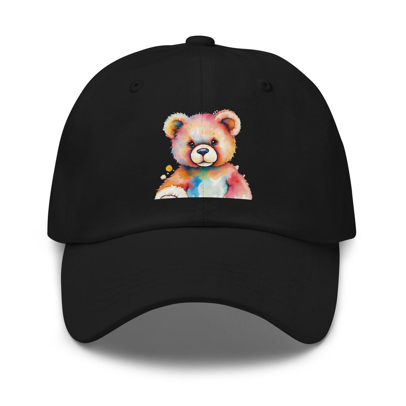 Teddy Bear Watercolor Dad Hat | Everyday AI-Designed 1