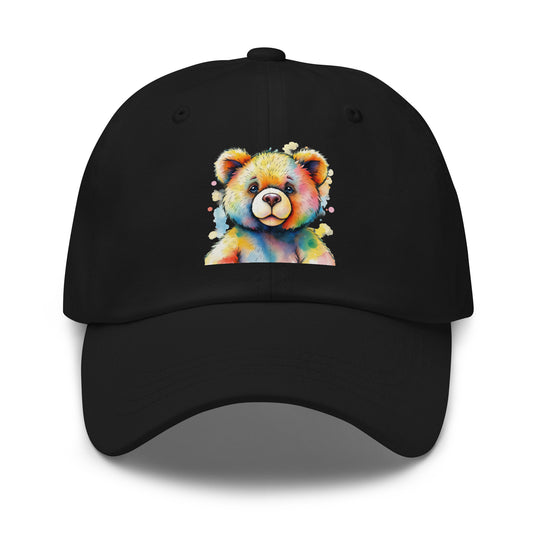 Teddy Bear Watercolor Dad Hat | Everyday AI-Designed 3