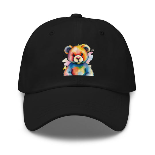 Teddy Bear Watercolor Dad Hat | Everyday AI-Designed 7