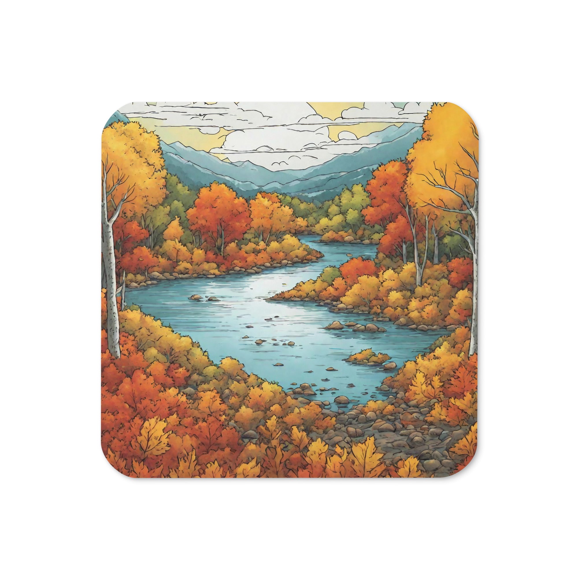 Cork-back coaster - WhatUWant2Buy