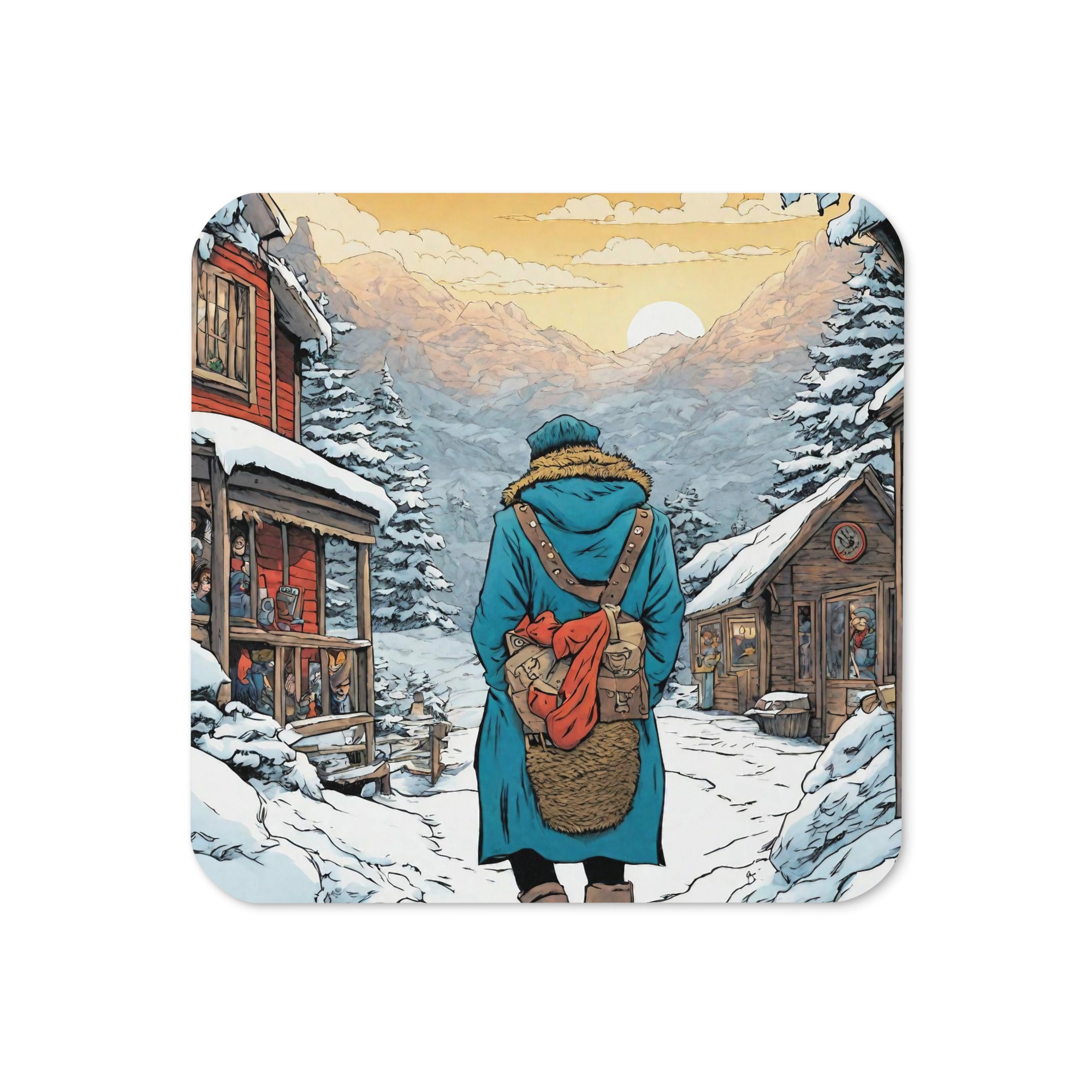 Cork-back coaster - WhatUWant2Buy