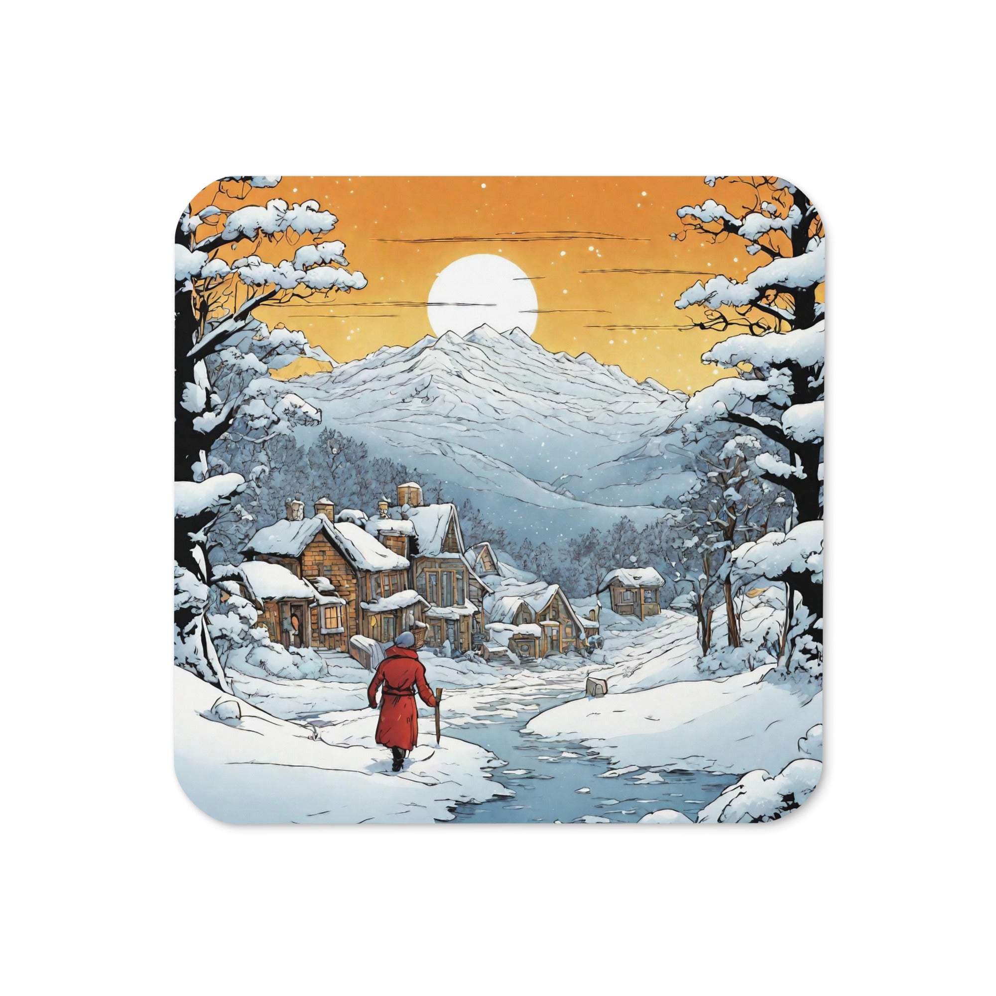 Cork-back coaster - WhatUWant2Buy