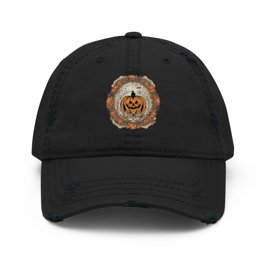 Art Nouveau Distressed Dad Hat | Halloween AI-Designed 11