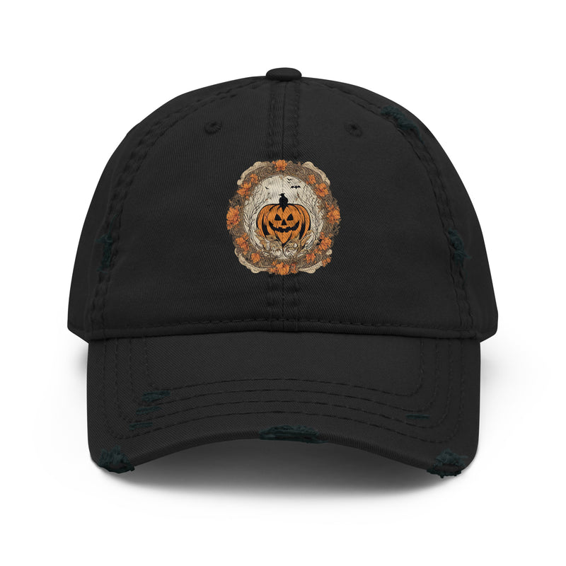 Art Nouveau Distressed Dad Hat | Halloween AI-Designed 11