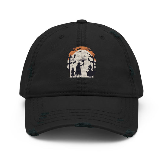 Flat Distressed Dad Hat | Halloween AI-Designed 7