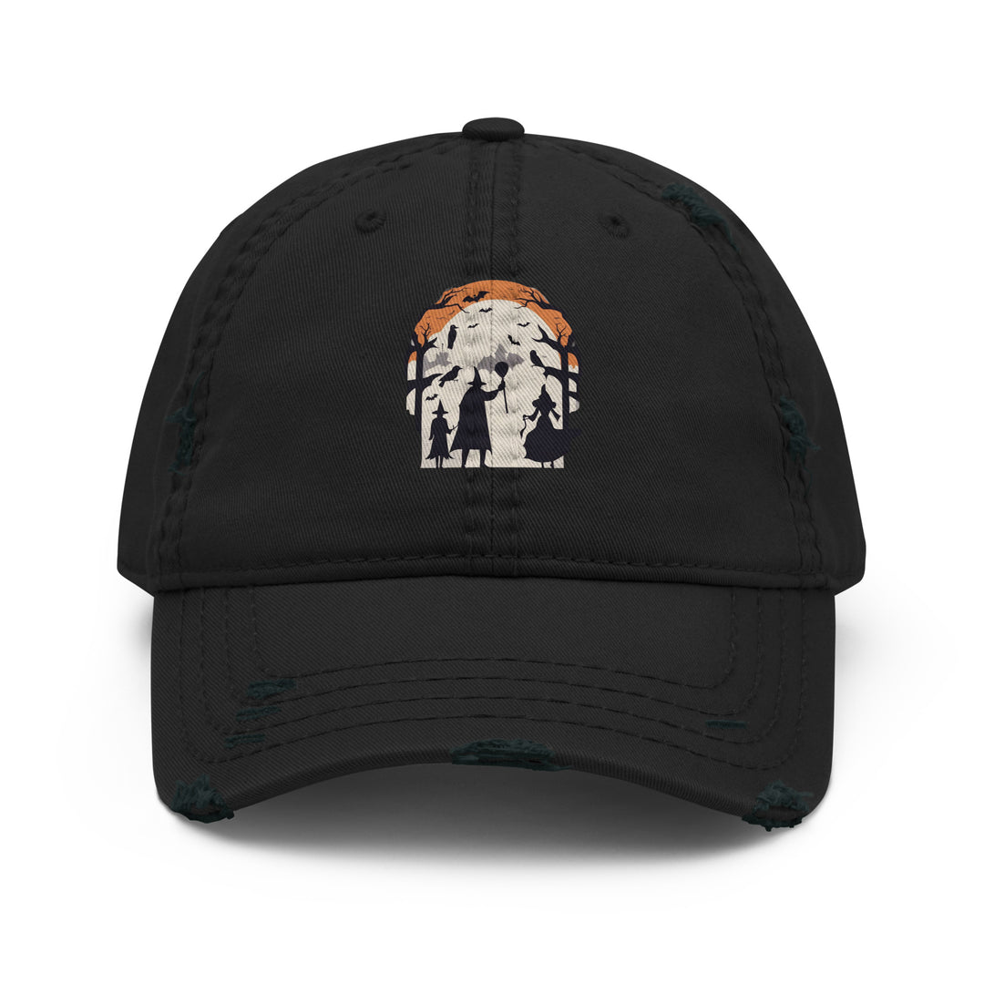 Flat Distressed Dad Hat | Halloween AI-Designed 7